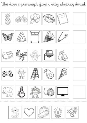 Ułóż słowo z pierwszych głosek